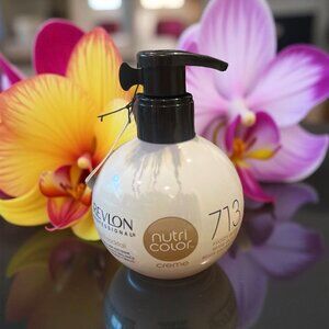 Revlon Professional Nutri Color Cream 3-In-1 Cocktail Hair Dye 713 Frosty Beige